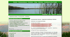 Desktop Screenshot of fischereischein-sachsen.de